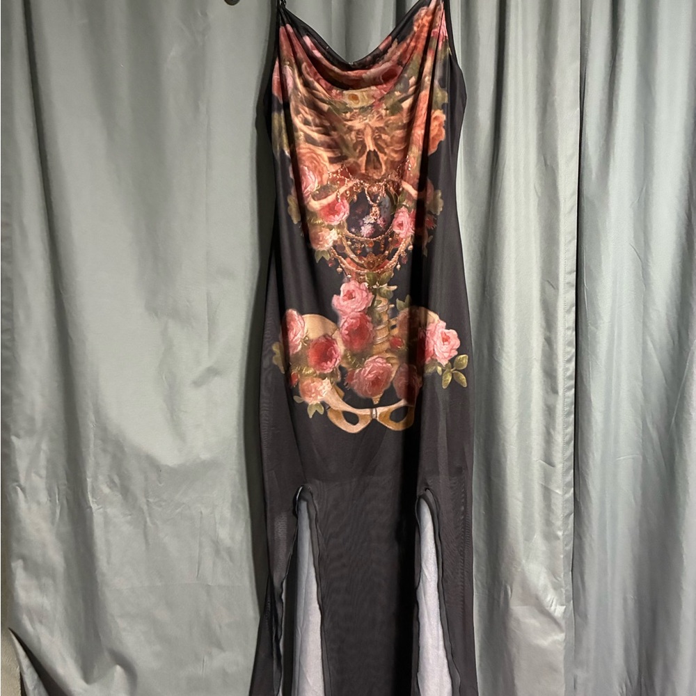 ROMWE Black Maxi Dress